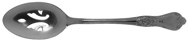 Summer Rose (Stainless) Pierced Tablespoon (Serving Spoon) by International Silver