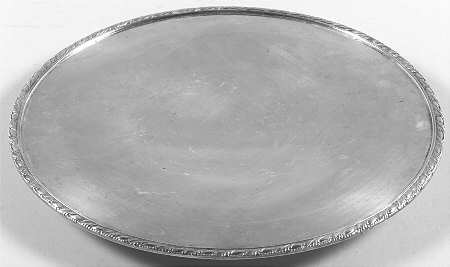 Evandale (Silverplate, Hollowware) Silverplate Footed Cake Plate