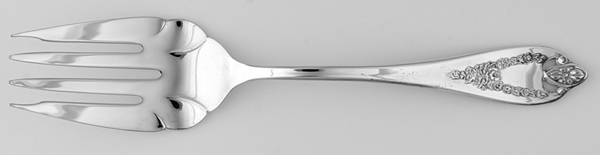 Old Colony (Silverplate, 1911) Medium Solid Cold Meat Serving Fork
