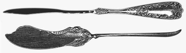 Marquis (Silverplate) Flat Handle Master Butter Knife