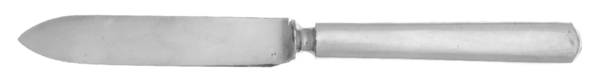 Plain Round (Silverplate) Individual Solid Fruit Knife