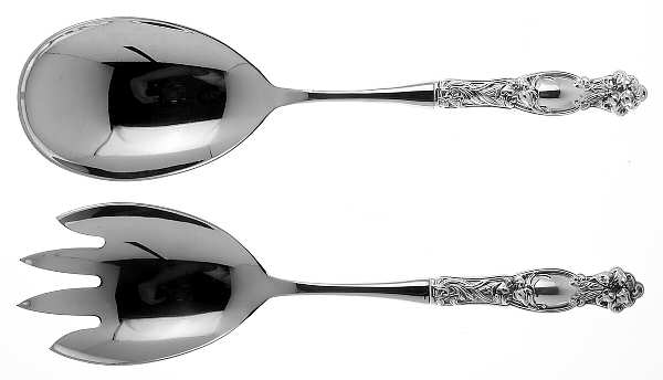 Frontenac (Sterling, Newer) 2 Pc Salad Set with Stainless Bowl