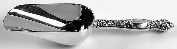 Frontenac (Sterling, Newer) Ice Scoop with Silverplate Bowl