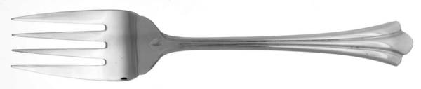 Shellbrook (Silverplate) Medium Solid Cold Meat Serving Fork
