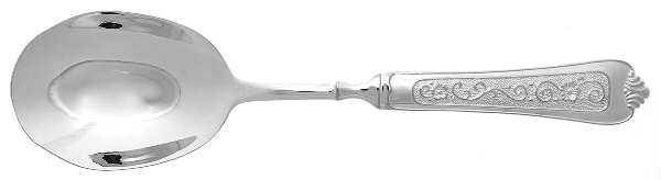 INS249 (Silverplate) Solid Smooth Casserole Spoon