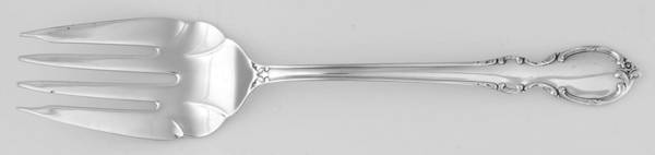 Reflection (Silverplate 1959) Medium Solid Cold Meat Serving Fork
