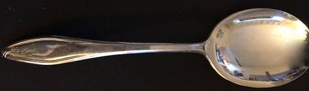 INS271 (Silverplate) Round Bowl Soup Spoon (Gumbo)
