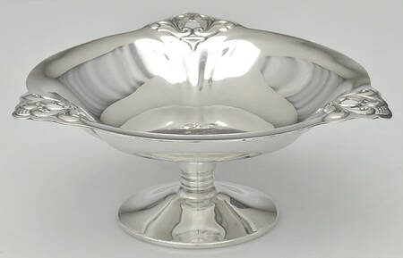 Royal Danish (Sterling, Hollowware) Round Compote (Height X Width)