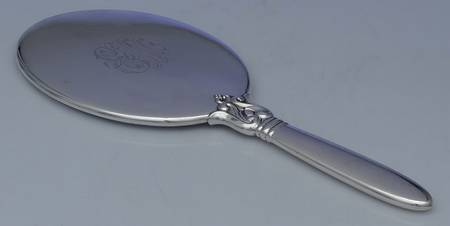 Royal Danish (Sterling, Hollowware) Mirror with Handle