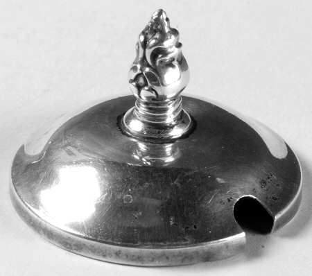 Royal Danish (Sterling, Hollowware) Sterling Lid for Crystal Marmalade