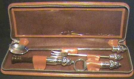 Royal Danish (Sterling, Hollowware) (4 Pc) Cocktail Set with Case
