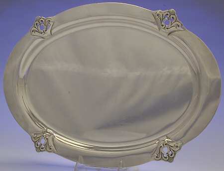 Royal Danish (Sterling, Hollowware) Large Sterling Oval Platter