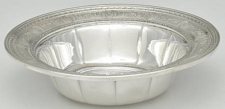 Wedgwood (Sterling, Hollowware, Geometric Base) 6" Bon Bon Bowl
