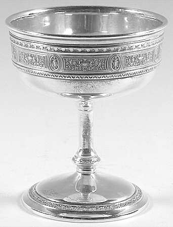 Wedgwood (Sterling, Hollowware, Geometric Base) Champagne/Sherbet