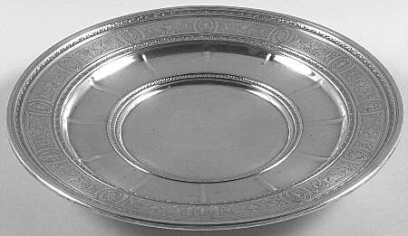 Wedgwood (Sterling, Hollowware, Geometric Base) 11" Footed Cake Plate