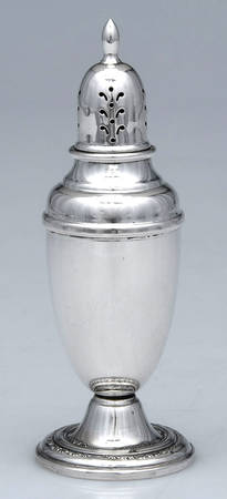 Courtship (Sterling, 1936, Hollowware) Weighted Salt Shaker