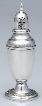 Courtship (Sterling, 1936, Hollowware) Weighted Pepper Shaker