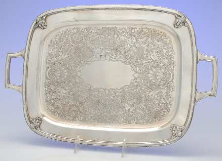 Adoration (Silverplate, Hollowware) 14" Waiter Tray