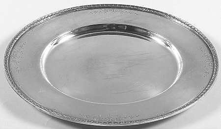 Argosy (Silverplate, Hollowware) Silverplate Dinner Plate