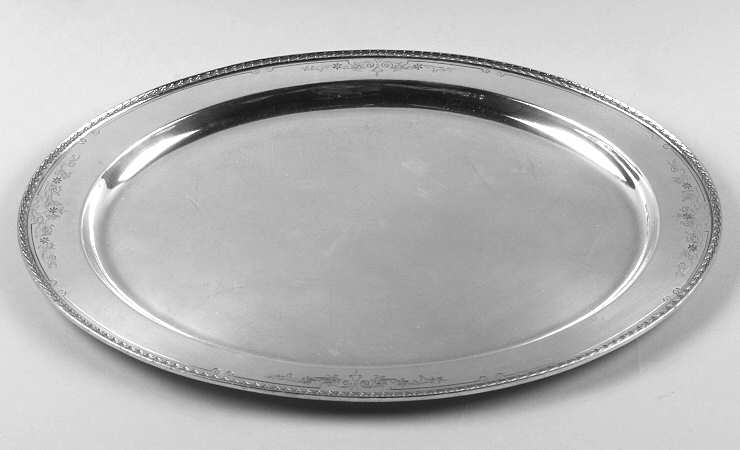 Argosy (Silverplate, Hollowware) Medium Plated Meat Platter No Well