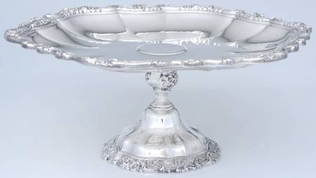 Countess (Silverplate, Hollowware) 12" Diameter Pedestal Cake Stand