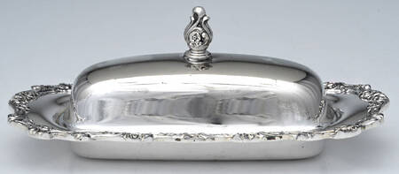 Countess (Silverplate, Hollowware) 1/4 Pound Covered Butter Dish