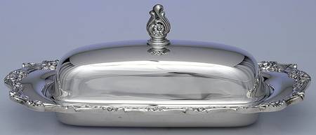 Countess (Silverplate, Hollowware) 1/4 Pound Covered Butter & Liner