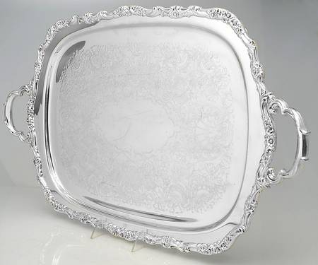 Countess (Silverplate, Hollowware) Medium Footed Waiter Tray