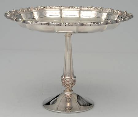 Countess (Silverplate, Hollowware) Round Compote (Height X Width)