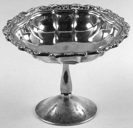 Countess (Silverplate, Hollowware) Round Compote (Height X Width)