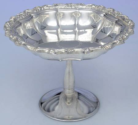 Countess (Silverplate, Hollowware) Round Compote (Height X Width)