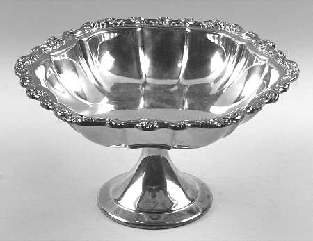Countess (Silverplate, Hollowware) Footed Plated Round Centerpiece