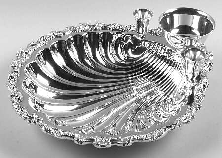 Countess (Silverplate, Hollowware) Silverplate Shrimp Cocktail Shell Bowl