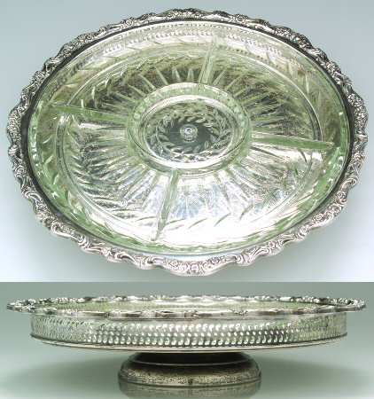 Countess (Silverplate, Hollowware) Lazy Susan with Liner