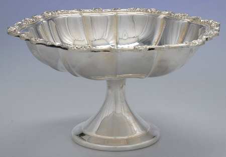 Countess (Silverplate, Hollowware) Footed Plated Round Centerpiece