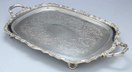 Countess (Silverplate, Hollowware) Medium Footed Waiter Tray