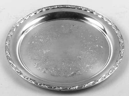 Exquisite (Silverplate, Hollowware) 13" Round Tray