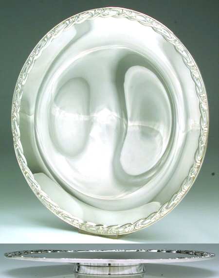 Exquisite (Silverplate, Hollowware) Silverplate Footed Cake Plate