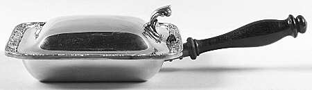 Victorian Rose (Silverplate, Hollowware) Silverplate Silent Butler