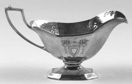 Heraldic (Silverplate, Hollowware) Silverplate Gravy Boat