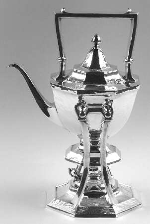 Heraldic (Silverplate, Hollowware) Kettle, Stand & Burner