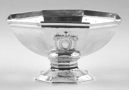 Heraldic (Silverplate, Hollowware) Footed Round Vegetable Bowl