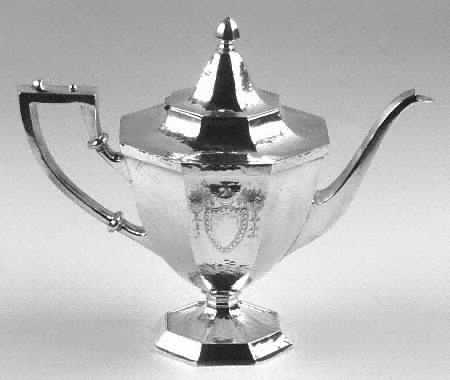 Heraldic (Silverplate, Hollowware) Teapot