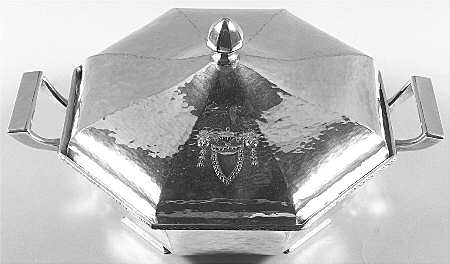 Heraldic (Silverplate, Hollowware) Round Plated Covered Casserole No Glass