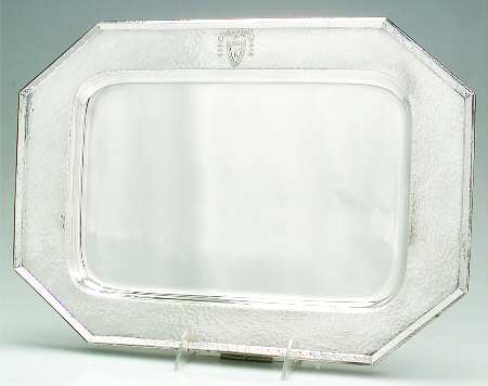 Heraldic (Silverplate, Hollowware) Small Plated Meat Platter No Well