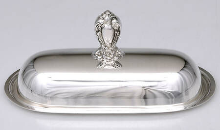 Heritage (Silverplate, Hollowware) Lid for 1/4 Pound Butter