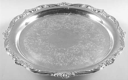 Heritage (Silverplate, Hollowware) Lazy Susan, Missing Liner