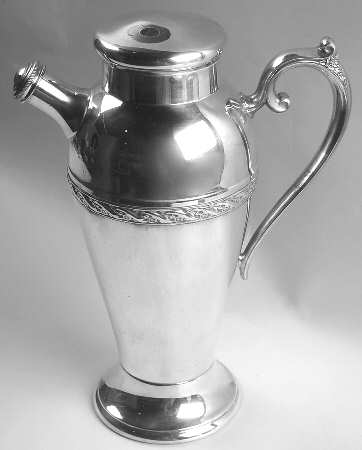 Spring Flower (Silverplate, Hollowware) Silverplate Cocktail Shaker