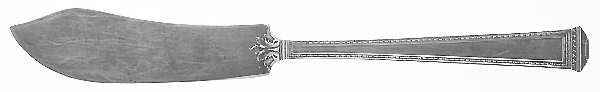 Pantheon (Sterling, 1920, Monograms) Flat Handle Master Butter Knife