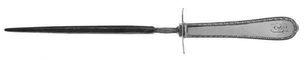 Pine Tree (Sterling, 1927) Large Steel Rod Knife Sharpener